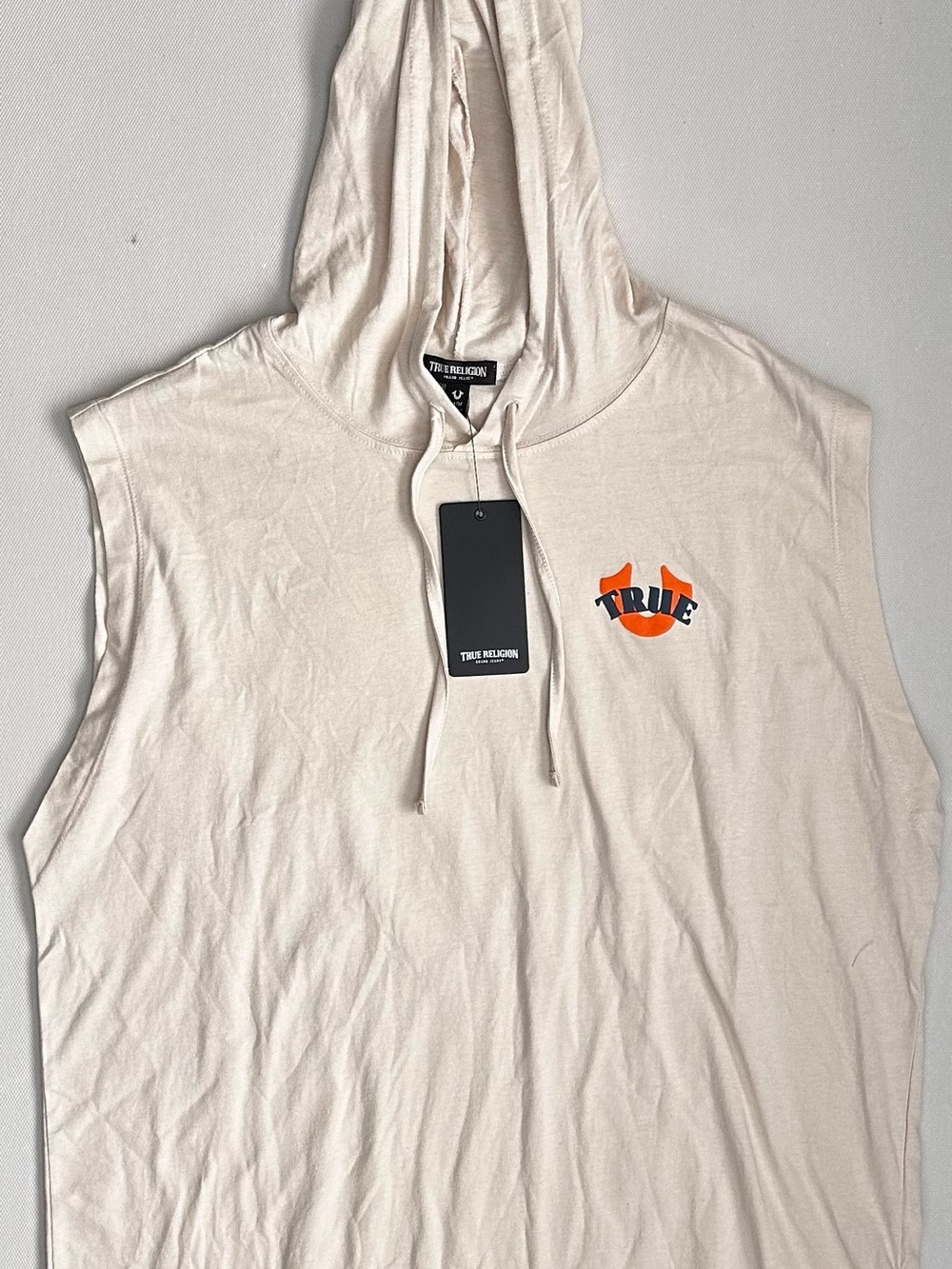 Men’s M True Religion Fog Hooded Tank 701397 NWT
